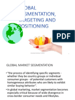 Global Market Segmentation Techniques