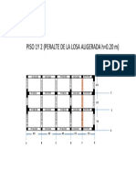 Piso 1Y 2 (Peralte de La Losa Aligerada H 0.20 M) : VP-101/202 VP-101/202 0.35 x0.60 0.35 x0.60 0.35 x0.60