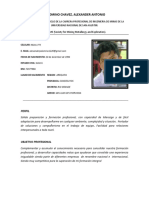 Alexander Palomino CV