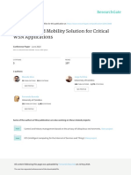 A Proxy-Based Mobility Solution for Critical WSN Applications