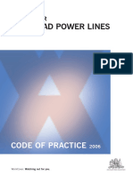 Work Near Overhead Power Lines Code of Practice