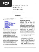 MSC SimManager Enterprise Version 2010.1.1 Release Guide