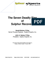 The 7 Deadly Sins of Sulphur Recovery