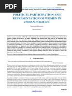 Political Participation and Representation of Women in Indian Politics -180 (1)