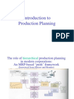 Introduction To Production Planning