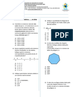 Prova de Matemática da 8a Série do Município de Conceição do Canindé