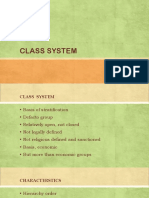 Class System