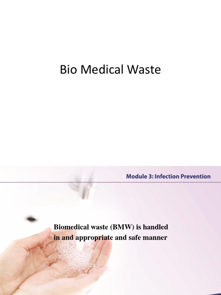 Bio Medical Waste PDF Waste Management Waste