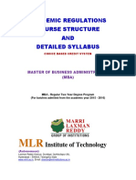 Mlrit Mba-Syllabus PDF