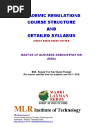 Mlrit Mba-Syllabus PDF