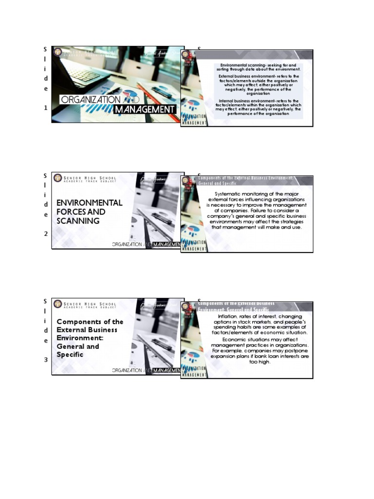 Environmental Forces and Scanning: S L I D e 1 S L I D e 4 | PDF ...