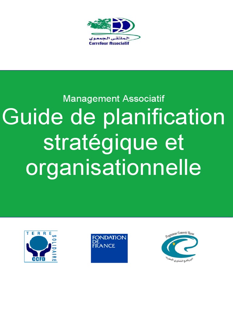 Guide de Planification Strategique Et Organisationnelle | PDF ...