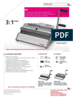 Renz SRW 360 Manual 3:1 Wire Binding Machines