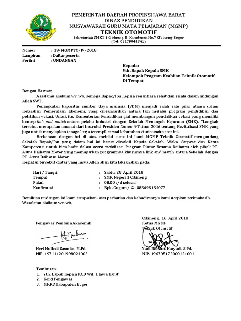 Prescottmonstercross Surat Undangan Sosialisasi Unbk