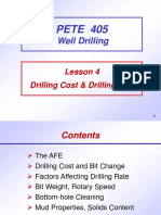 4. Drilling Cost and Drilling Rate