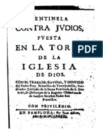 Centinela Contra Judìos Puesta en La Torre de La Iglesia de Dios-1691