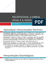 A volta de Jesus e as interpretações escatológicas