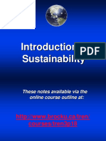 Intro To Sustainability