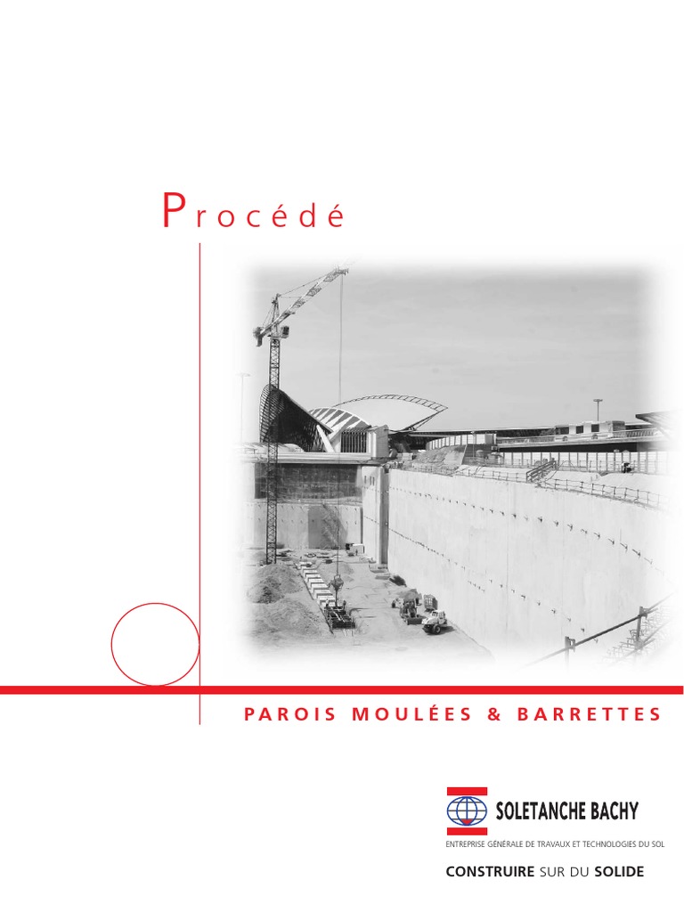 Guide des Parois Moulées et Barrettes | PDF | Infrastructure | Génie du ...
