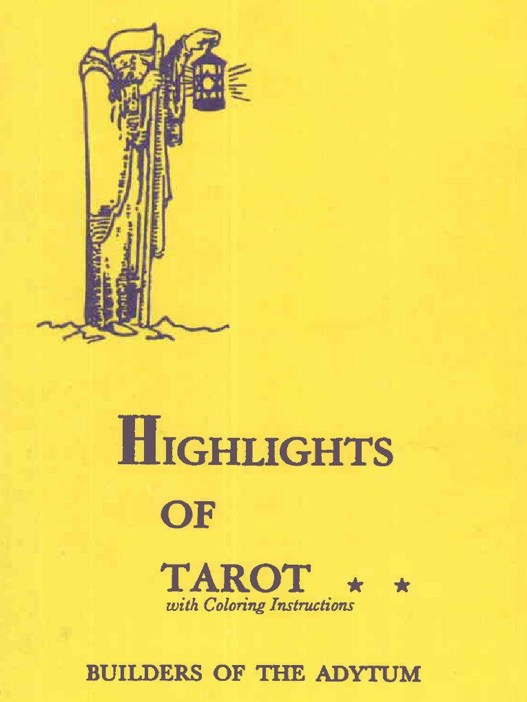 Case Paul Foster Highlights of Tarot PDF Hermetic Qabalah Science