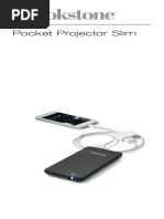 Brookstone pocket projector slim sale