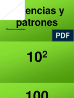 Potencias y Patrones Decenas Completas