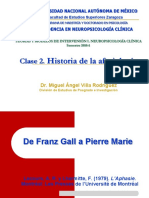 2011 Clase 2. Historia de La Afasia PDF