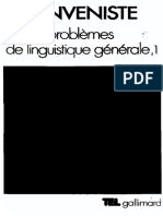 Benveniste Emile - Problemes de linguistique generale tome 1.pdf