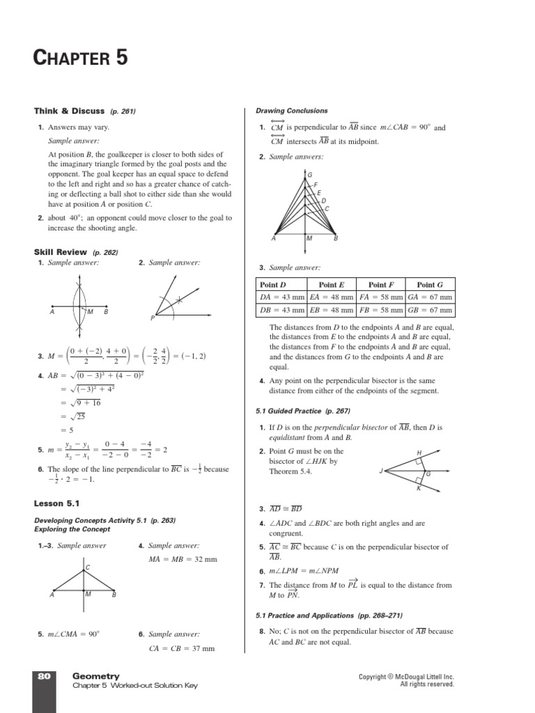 5 Perpendicular Euclid