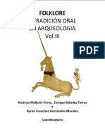 MEMORIAS IV Folklore y Tradición Oral en Arqueología Vol3