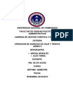 Tarea 2 Aeropuertos y Atractivos Del Ecuador