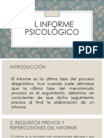 El Informe Psicológico