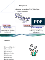 A Project On Structural and Electrical Properties of Pvdf/Batio3 Nano-Composites