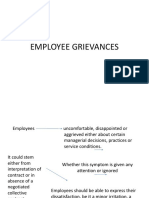 Employee Grievances