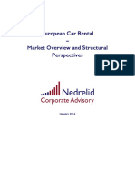 European Car Rental Market Overview and Structural Perspectives