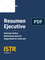 ISTR Resumen Ejecutivo - Symantec Reporte