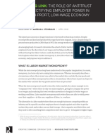 A Missing Link: The Role of Antitrust Law in Rectifying Employer Power in Our High-Profit, Low-Wage Economy