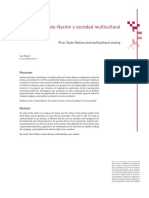 Peru-Estado Nación y Sociedad Multicultural PDF