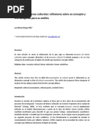 Consumo de Bienes Culturales. Reflexiones Sobre Un Concepto y Tres Categorías Para Su Análisis.