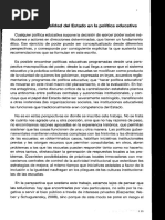 Flavia Terigi - La centralidad de la política educativa