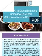 Ekstraksi Dengan Bantuan Gelombang Mikro (Microwave-Assisted Extraction