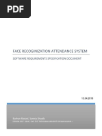 face recoginition attendance system SRS.docx