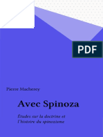 Macherey - Spinoza Au Present