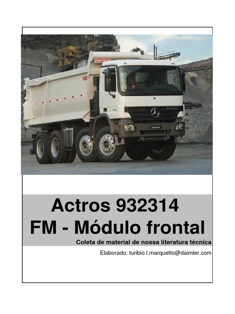 Actros 932314 FM | PDF | Quantidades físicas | Eletromagnetismo