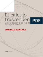 Santaya Gonzalo - El Cálculo Trascendental