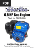 Jiangdong Motor Owner's Manual | Gasoline | Engines