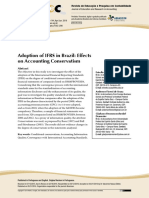 Adoption of IFRS in Brazil: Effects On Accounting Conservatism