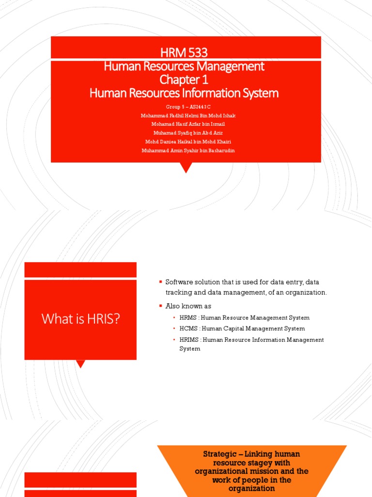 HRIS Overview and Implementation Guide | PDF | Human Resource ...
