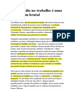 Um Suicídio No Trabalho É Uma Mensagem Brutal