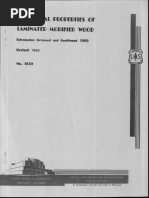 Mechanical Properties of Laminated Modified Wood